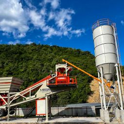 60 M³ MOBILE CONCRETE BATCHING PLANT