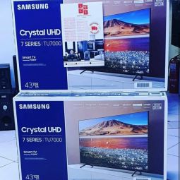 Samsung Crystal Uhd Smart TV 4K Inch 43,50,55,65,70,75,82