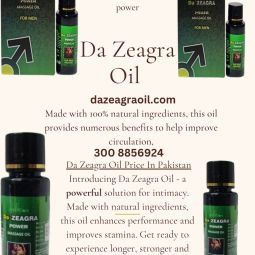 Da Zeagra Power Massage Oil In Faisalabad | 25ml Best Price Offer