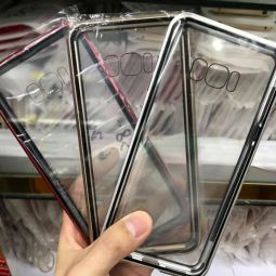 Magnetic glass covers for Smart phones