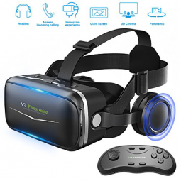 Pansonite Vr Headset with Remote Controller[New Version]
