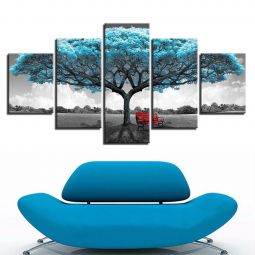 Modern Wall Canvas Painting Pictures 5 Panels