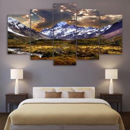 Modern Wall Canvas Painting Pictures 5 Panels