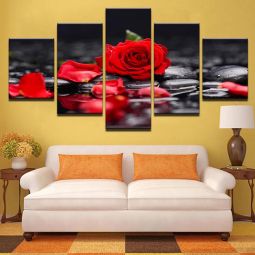 Modern Wall Canvas Painting Pictures 5 Panels